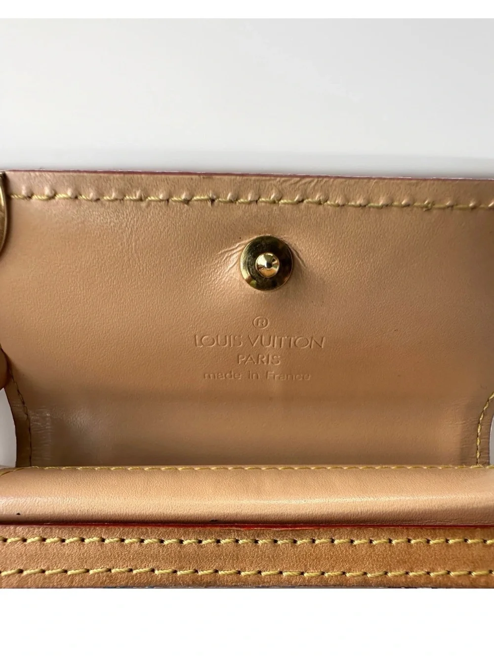 Authentic Louis Vuitton Takashi Murakami Monogram Porte Monnaie Plat Coin Wallet